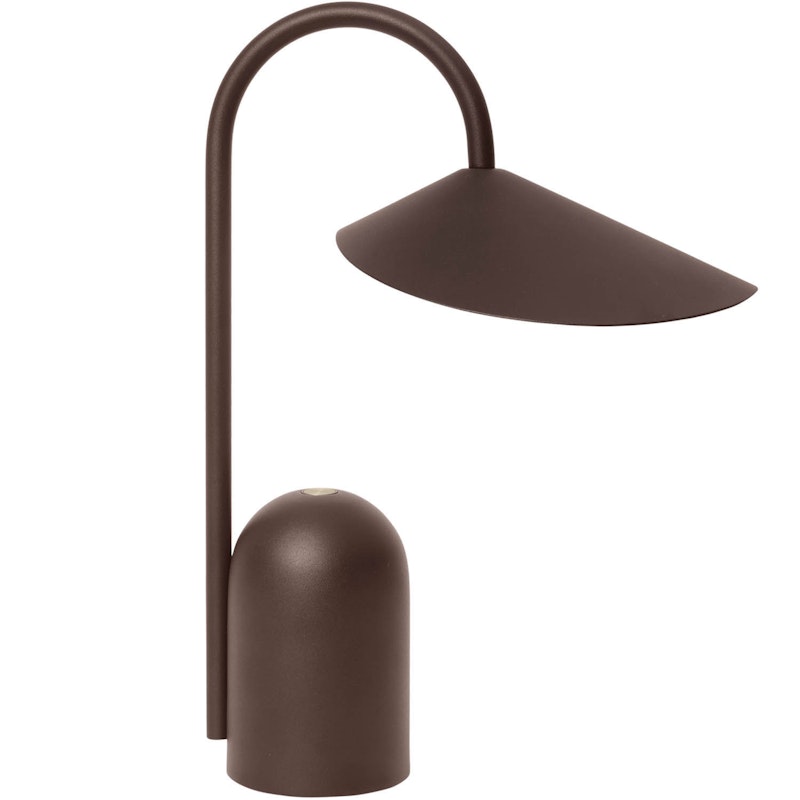 Arum Portable Bordlampe 30 cm, Dark Chocolate