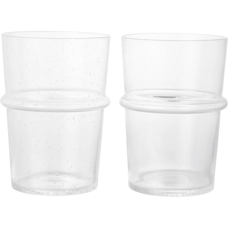 Boya Glass Høy 2-pk, Klar