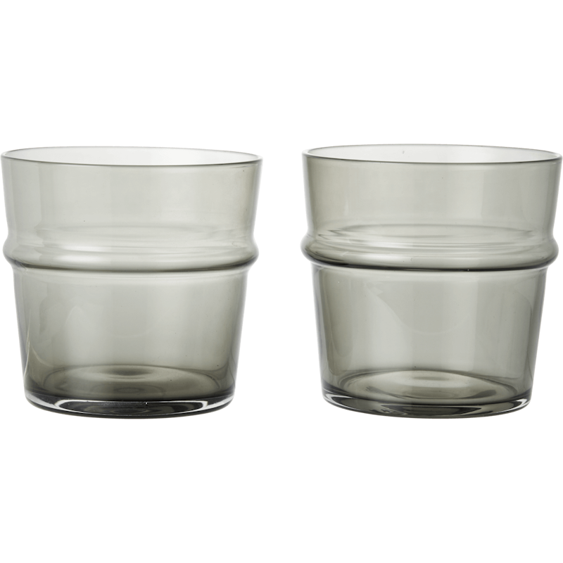 Boya Glass Lav 2-pk, Smoked Grey