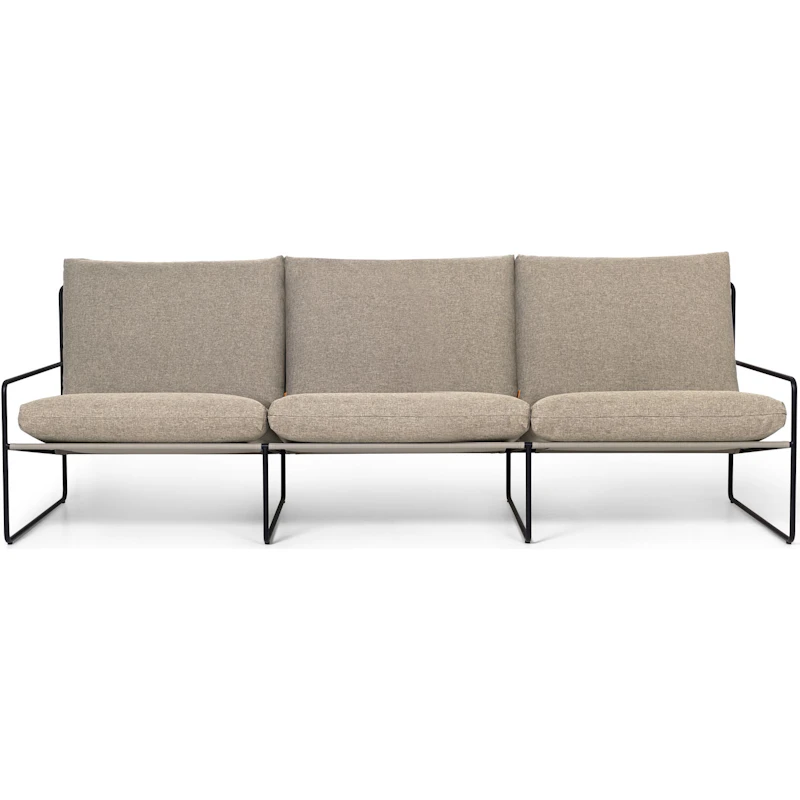 Desert 3-Seter Sofa, Sort / Dolce