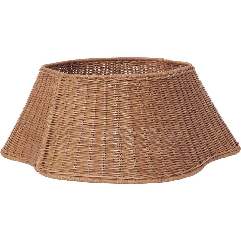 Drape Juletreskjørt Flettet, Naturlig