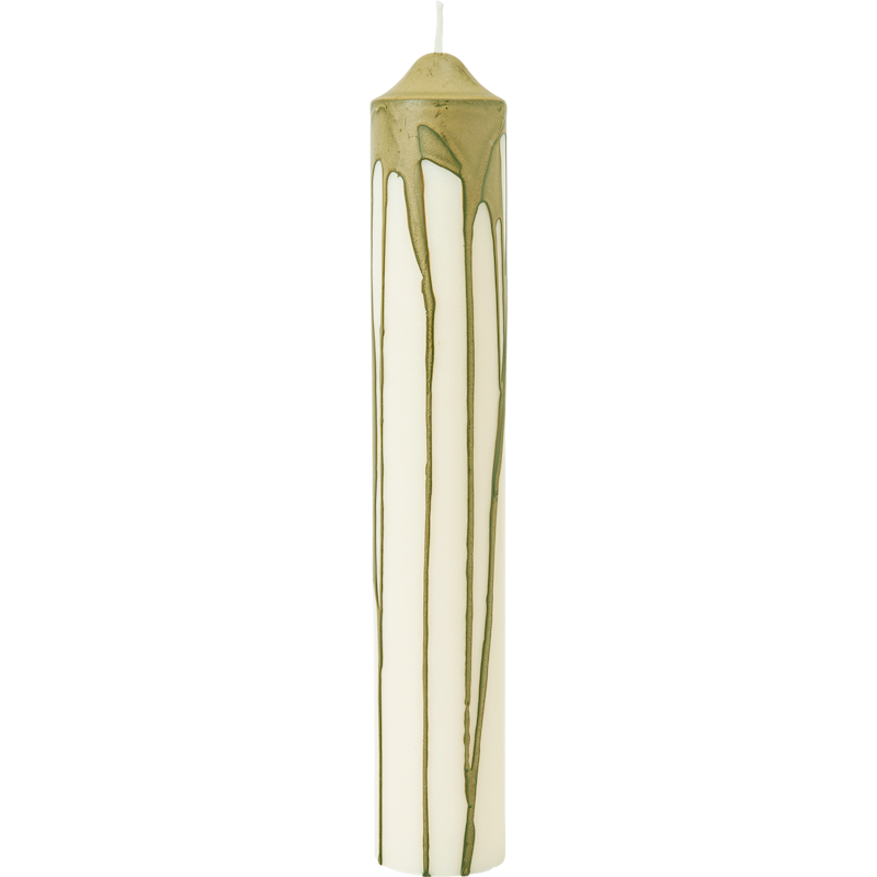 Dryp Kubbelys 30 cm, Olivengrønn