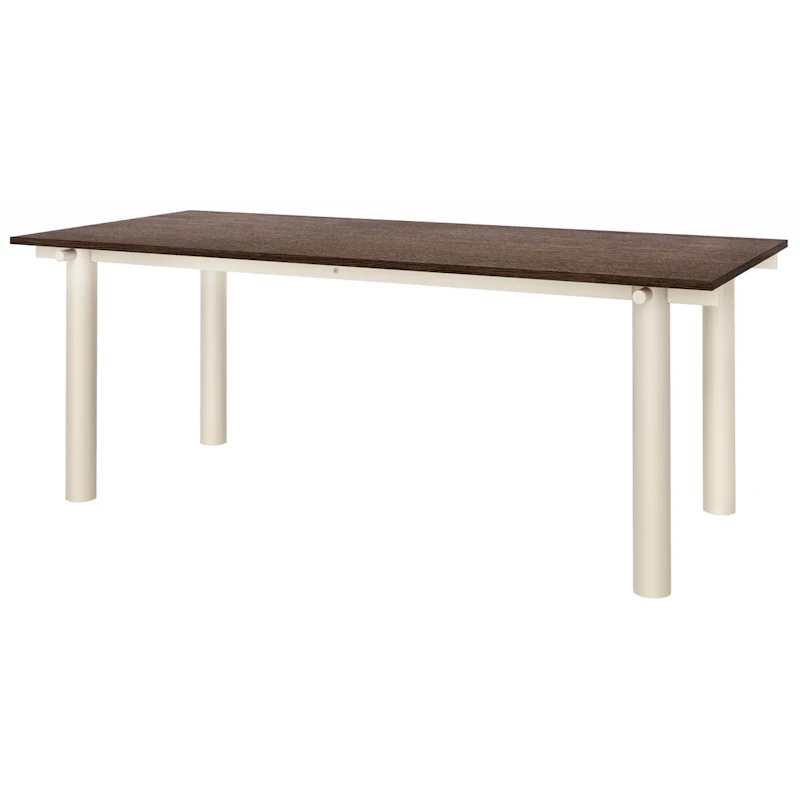 Atura Spisebord 90x200 cm, Lys Kashmir / Mørkbeiset Eik