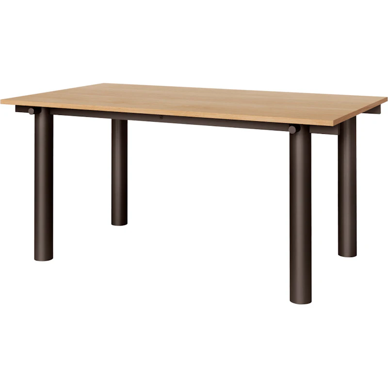 Atura Spisebord 90x160 cm, Dark Chocolate / Eikefiner