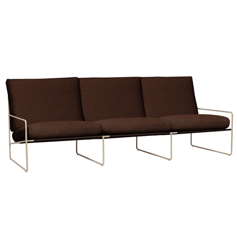 Desert 3-Seter Sofa, Kastanje / Cashmere