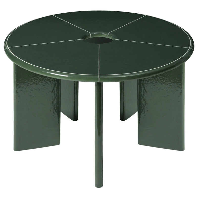 Deya Bord Ø120, Mørkegrønn