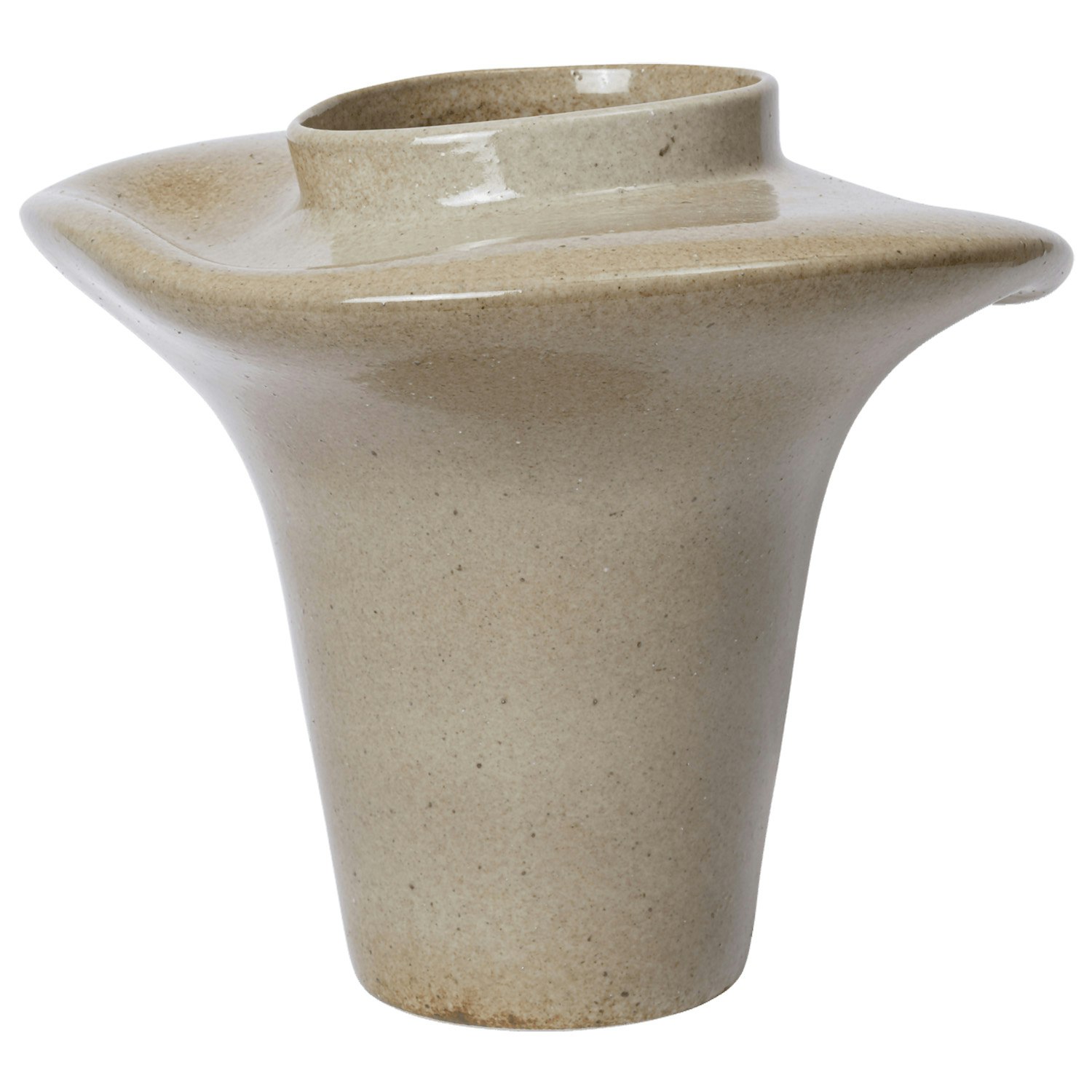 Evio Vase H35 cm, Elm Green