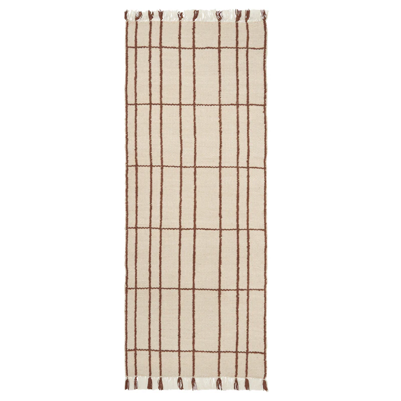 Sen Teppe 80x200 cm, Kastanje