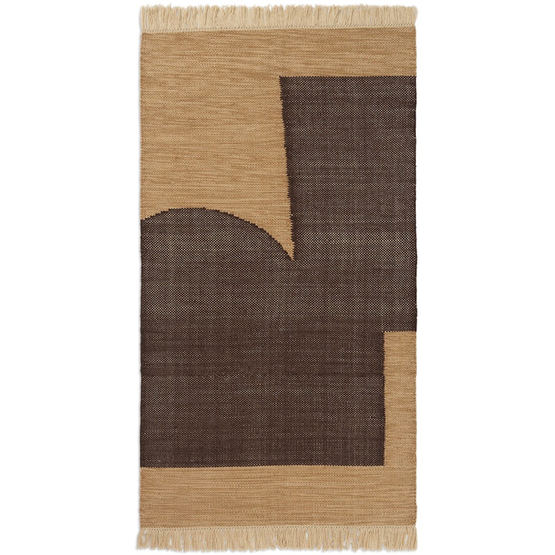 Forene Teppe 80x140 cm, Tan/chocolate