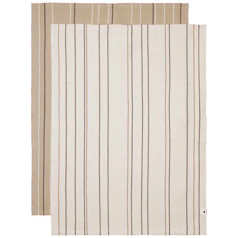 Ito Kjøkkenhåndkle 50x70 cm 2-pk, Parchment / Cashmere