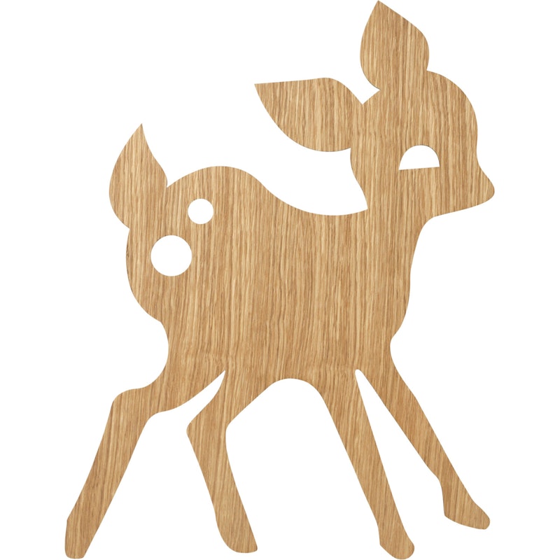 My Deer Vegglampe, Oljet Eik