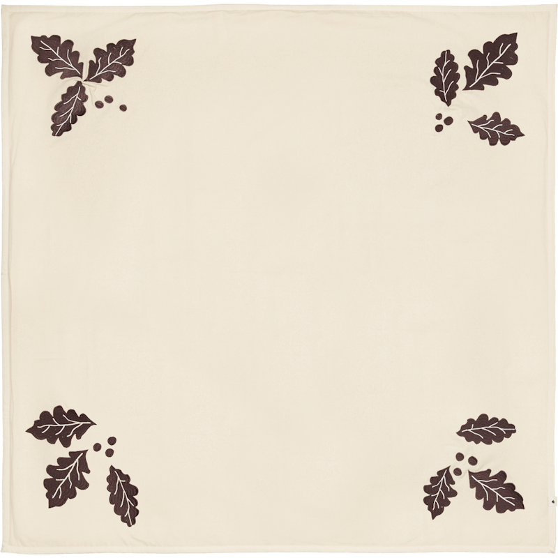 Oak Juletreteppe Kvadratisk, Naturlig