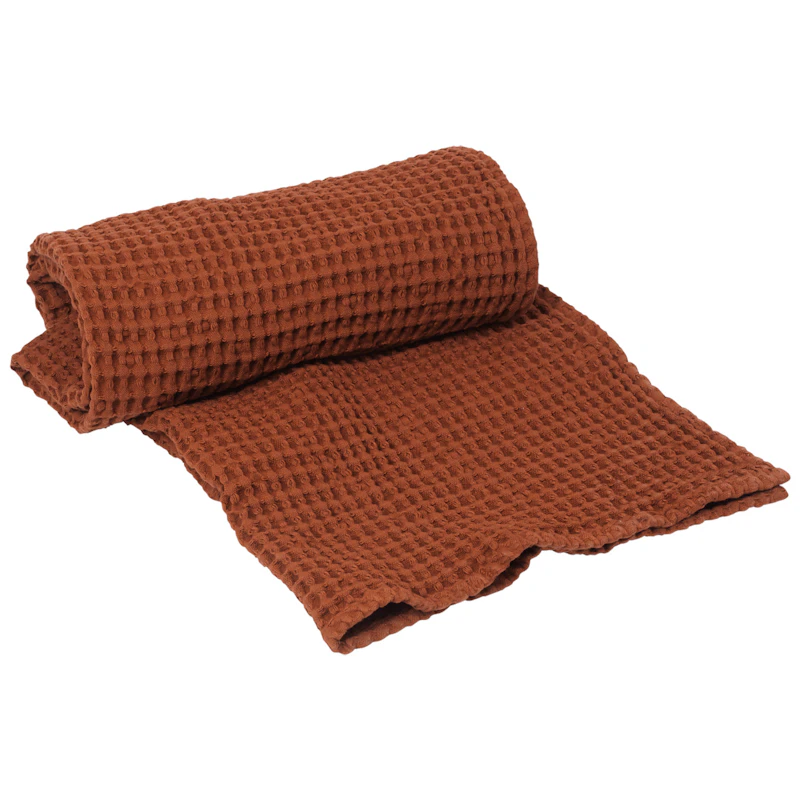 Organic Badehåndkle 70x140 cm, Brown Clay