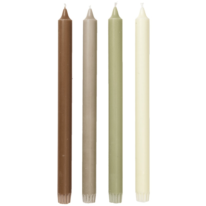 Pure Botanic Blend Stearinlys 30 cm 4-pk