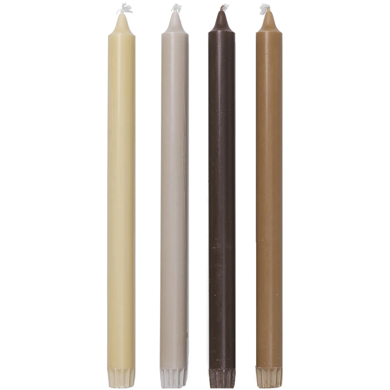 Pure Stearinlys 30 cm 4-pk, Calm Blend