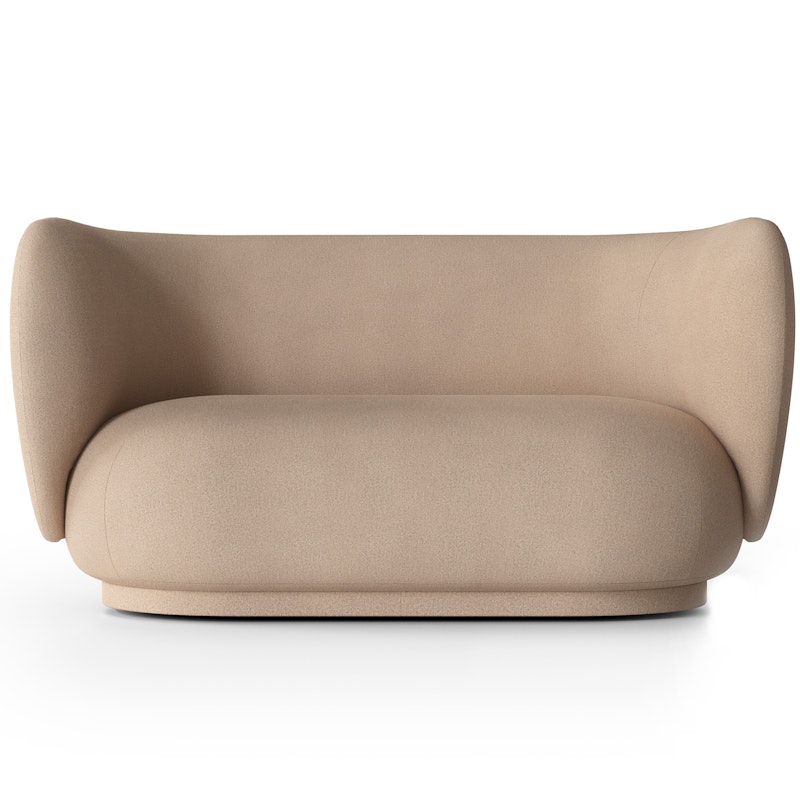 Rico Brushed 2-Seter Sofa, Sand