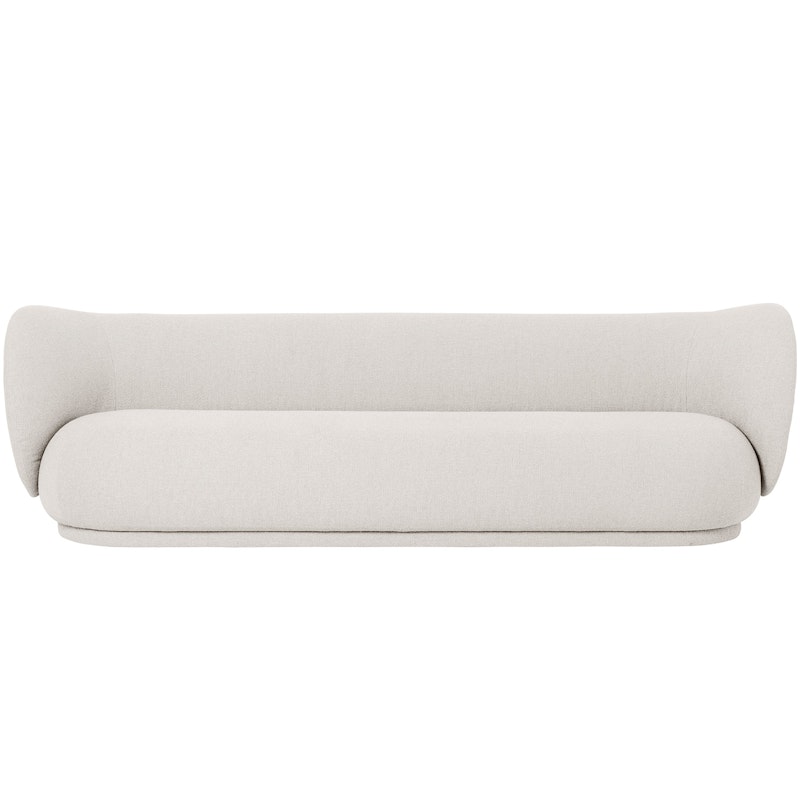 Rico Boucle 4-Seter Sofa, Off-white