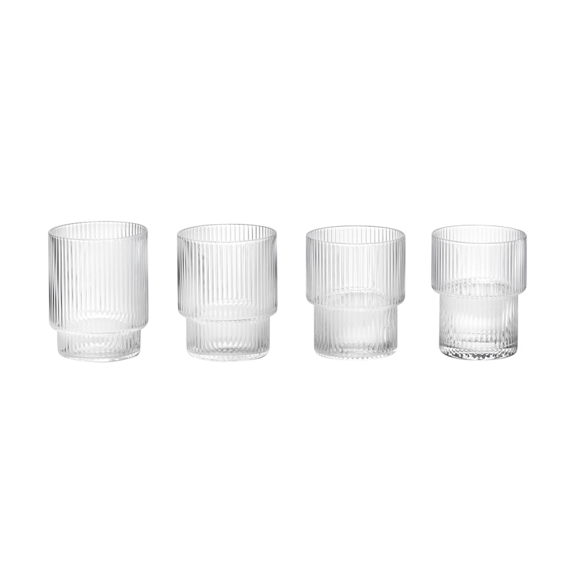 Ripple Glass 4-pk 20 cl, Klar