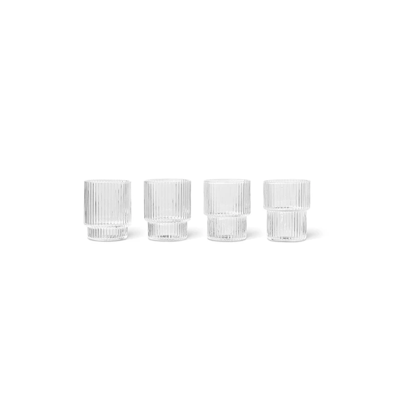 Ripple Glass Small 6 cl 4-pk, Klar