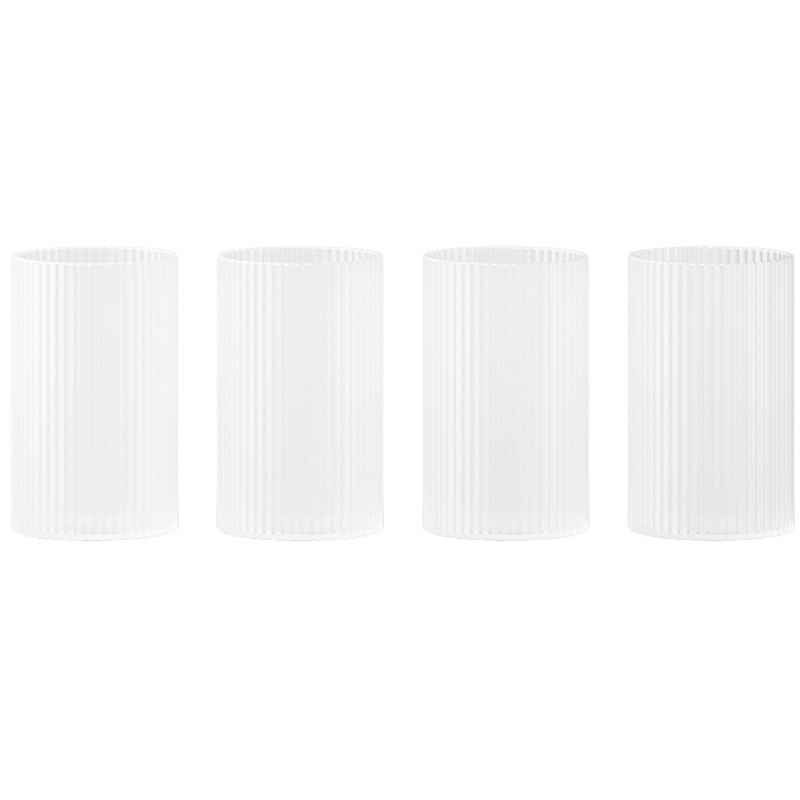 Ripple Drikkeglass 14 cl 4-pk, Frosted