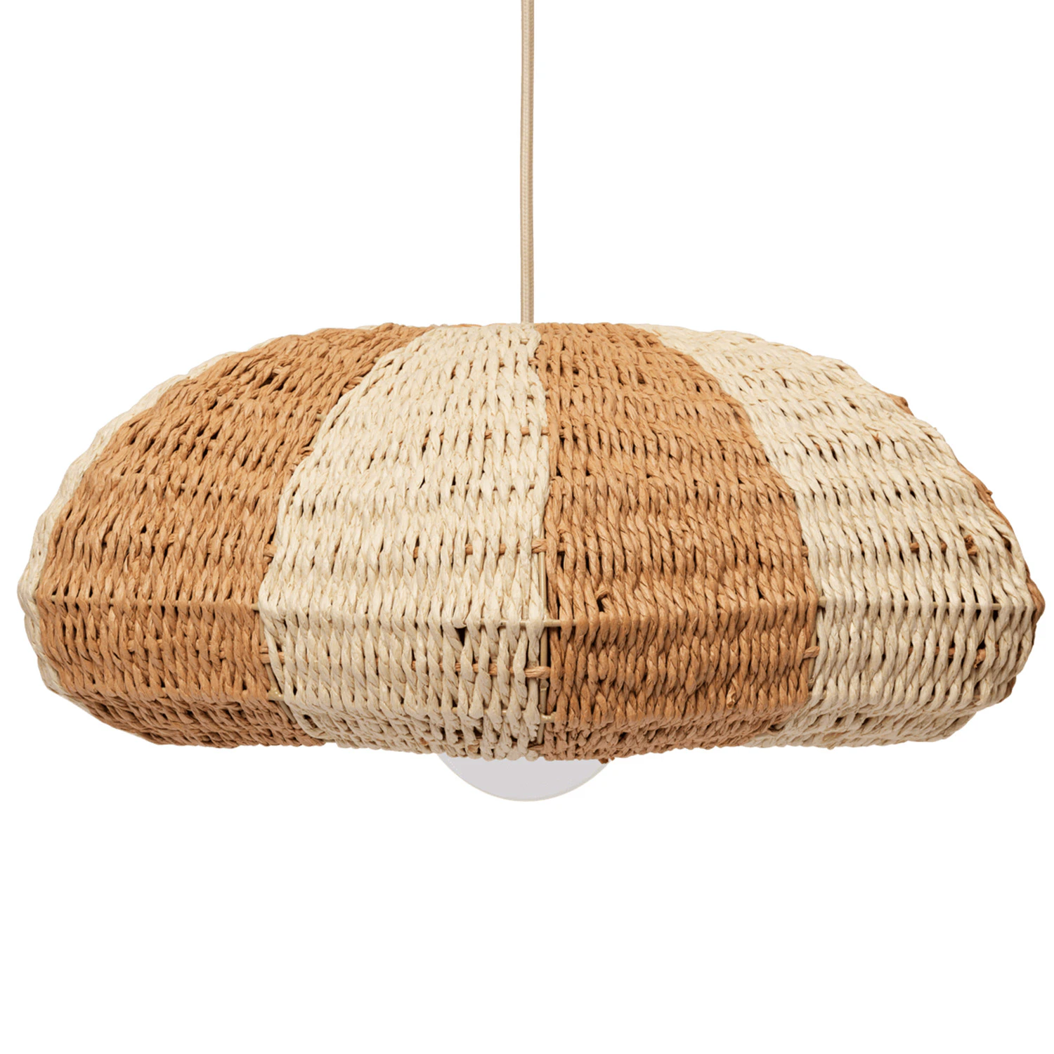 Rivan Lampeskjerm Ø45 cm, Off-white / Naturlig | Rum21.no