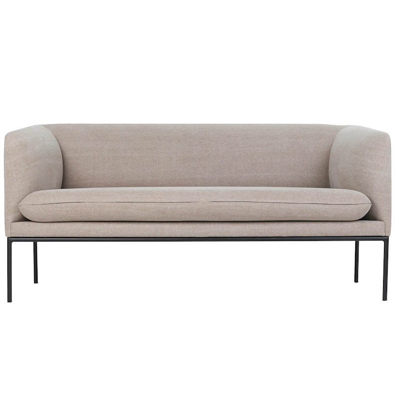 Turn Boucle 2-Seter Sofa / Naturlig