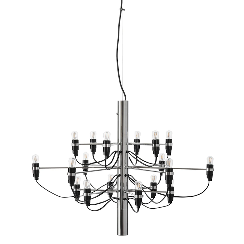2097/18 Sarfatti Lysekrone LED, Chrome