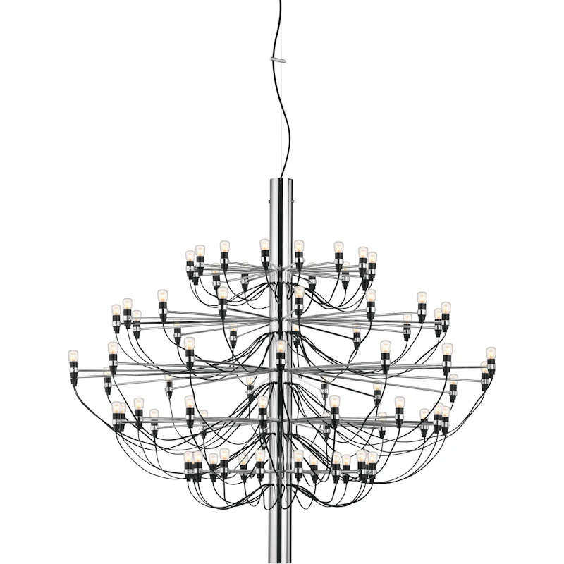 2097/75 Sarfatti Lysekrone LED, Chrome