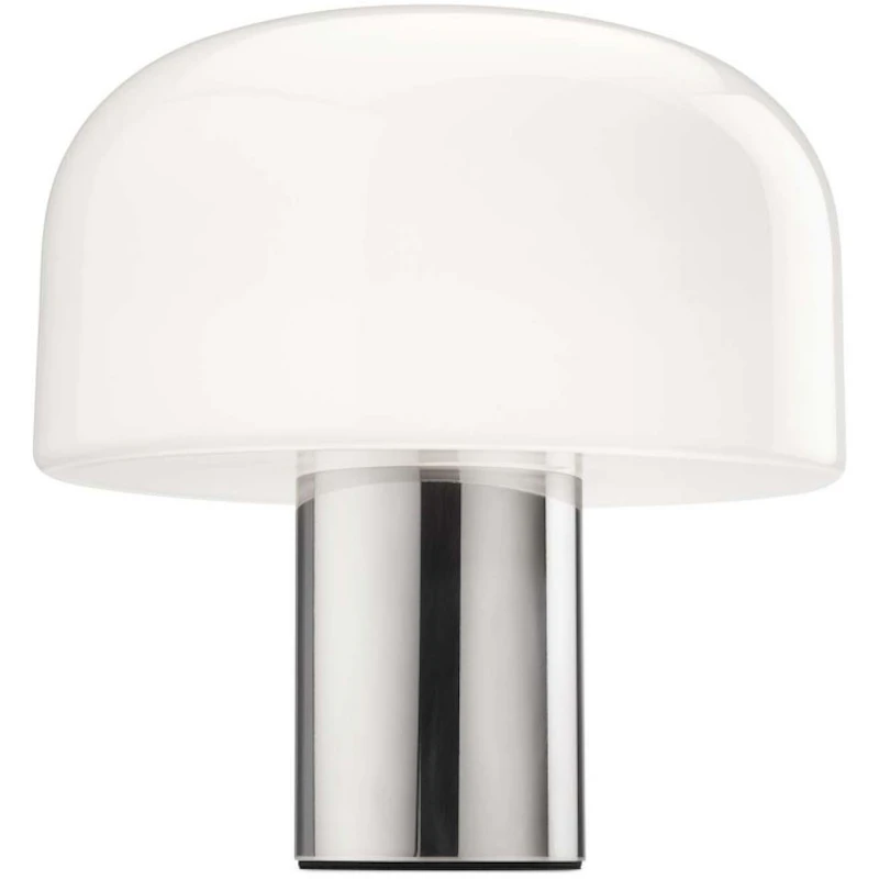 Bellhop Glass T Bordlampe, Bright Aluminum