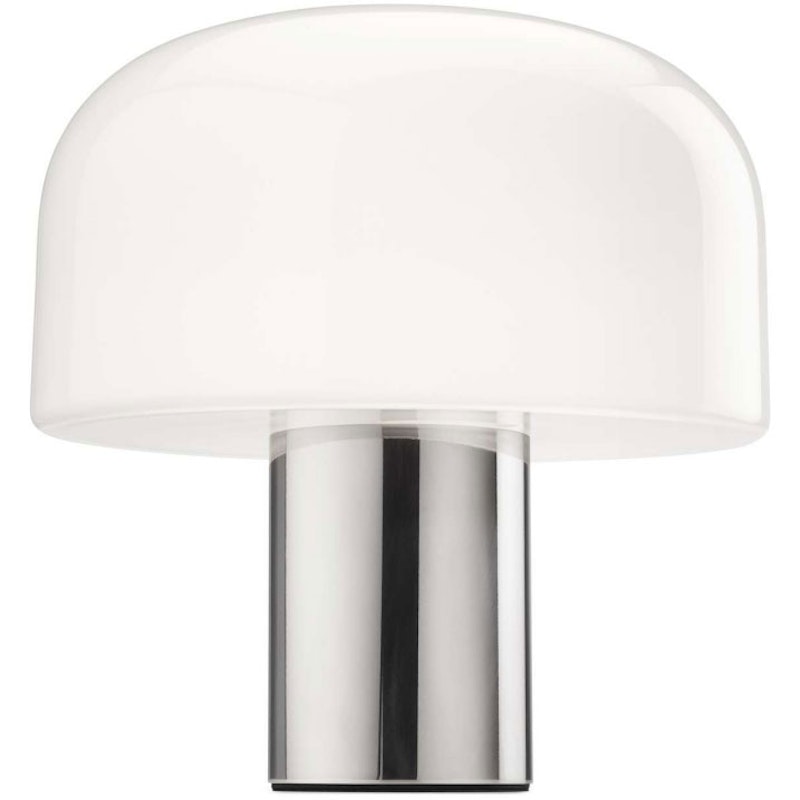 Bellhop Glass T Bordlampe, Bright Aluminum