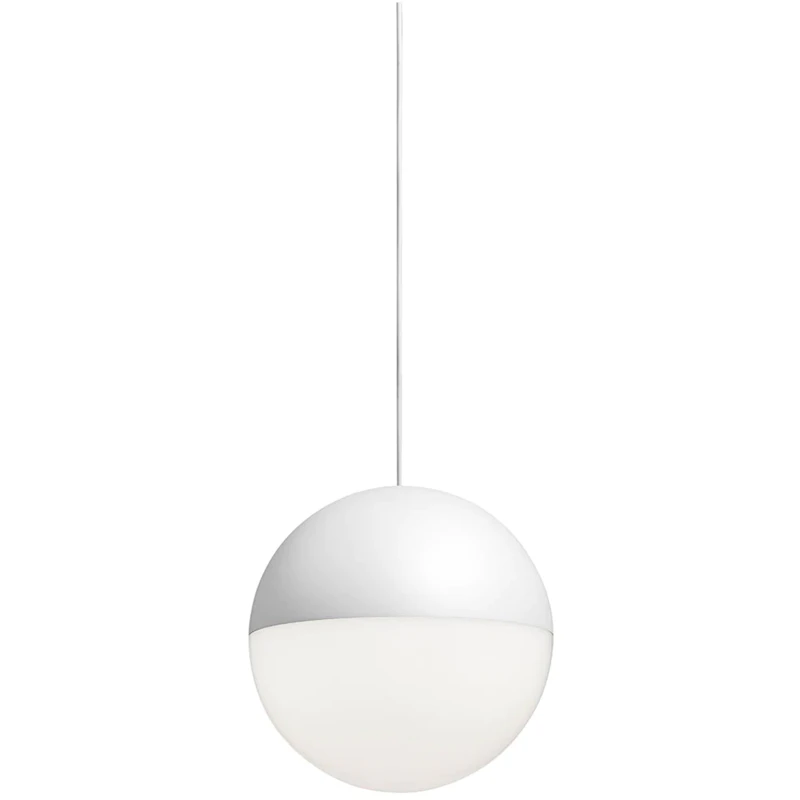 String Light Sphere Pendel 12M Dimbar Med Casambi, Hvit
