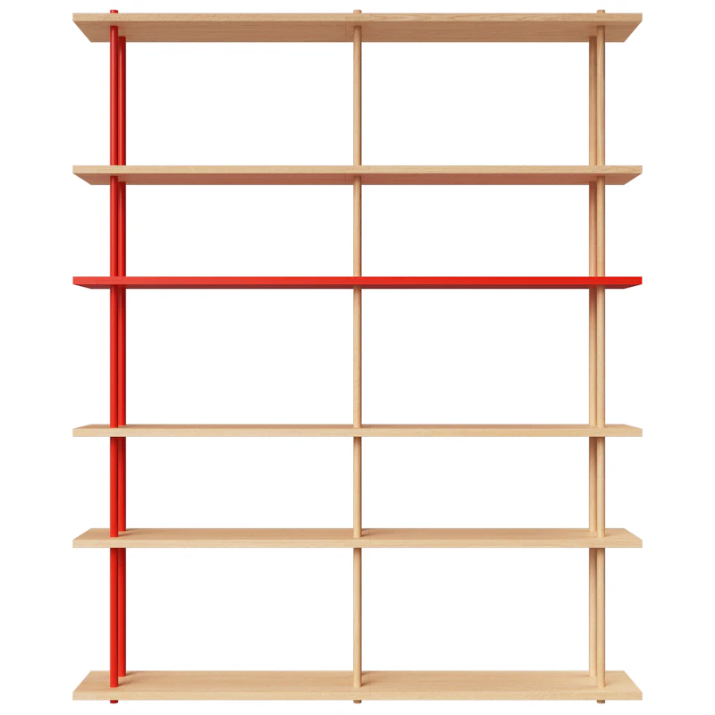 Bond Shelf W206, Ash / Red