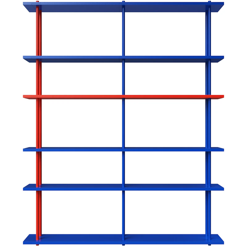 Bond Shelf W206, Blue/Red