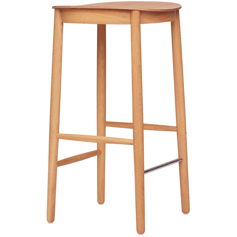 Figurine Stol H:65 cm, Mattlakkert Eik