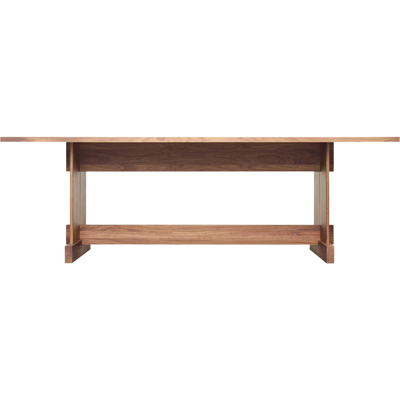 Grande Spisebord L: 245 cm, Mattlakkert Valnøtt
