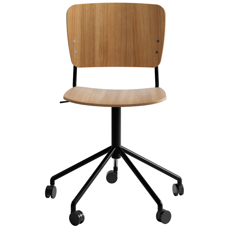 Mono, Black Swivel adjustable/ Lacquered Oak