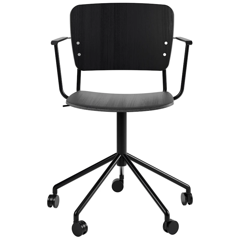 Mono, black Swivel adjustable/armrests/ Oak Black