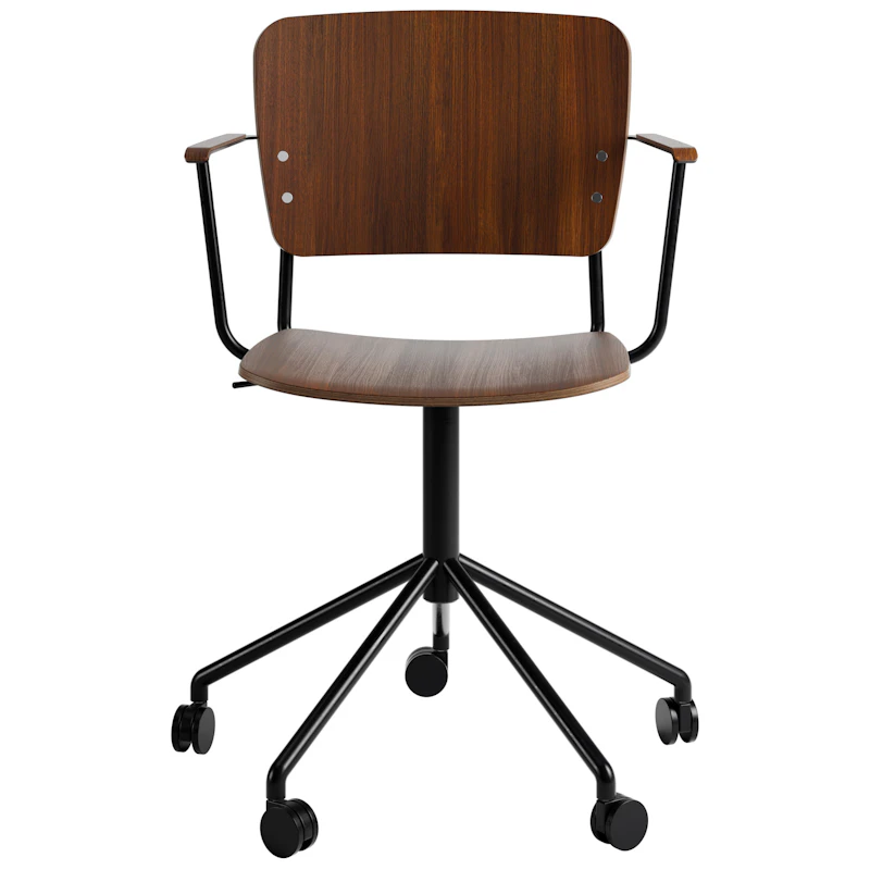 Mono, Black Swivel adjustable/armrests Oak Smoked