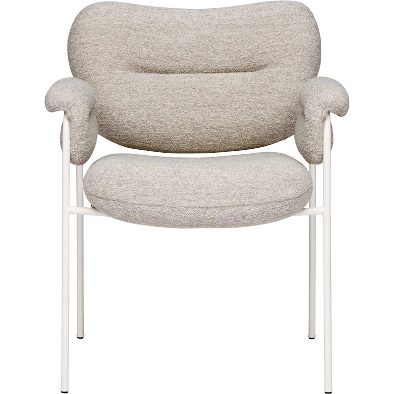 Spisolini Stol, Pearl Whitee Ben / Stoff Barnum Sand