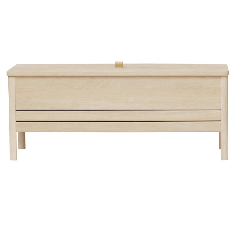 A Line Oppbevaringsbenk 111 cm, White Oak