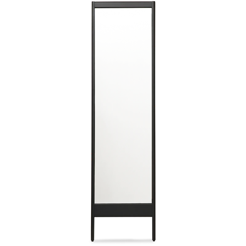 A Line Speil 52x195 cm, Svart Eik