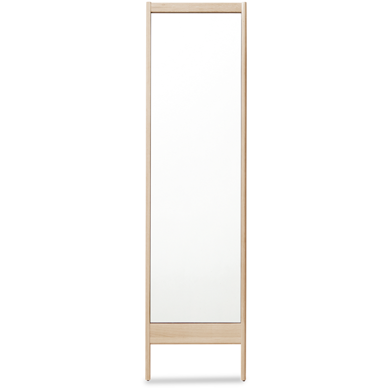 A Line Speil 52x195 cm, Hvitoljet Eik