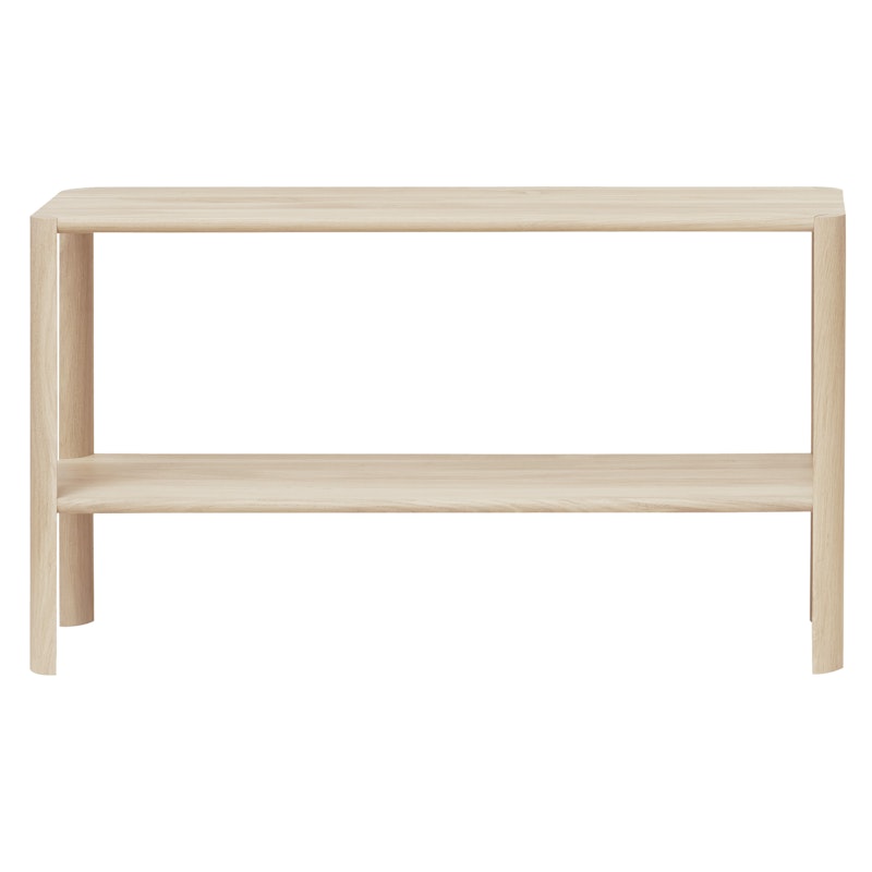 Leaf Hylle 1x2, Hvitoljet Eik