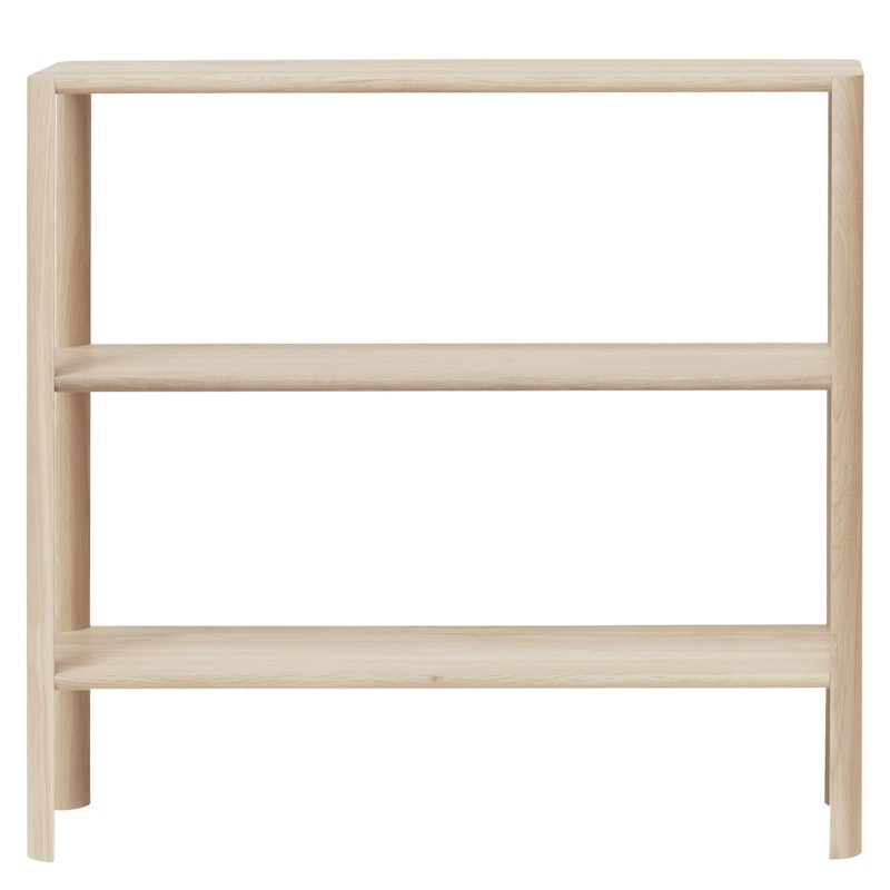 Leaf Hylle 1x3, Hvitoljet Eik