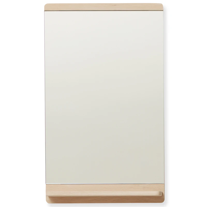 Rim Veggspeil 40x67 cm, Hvitoljet Eik