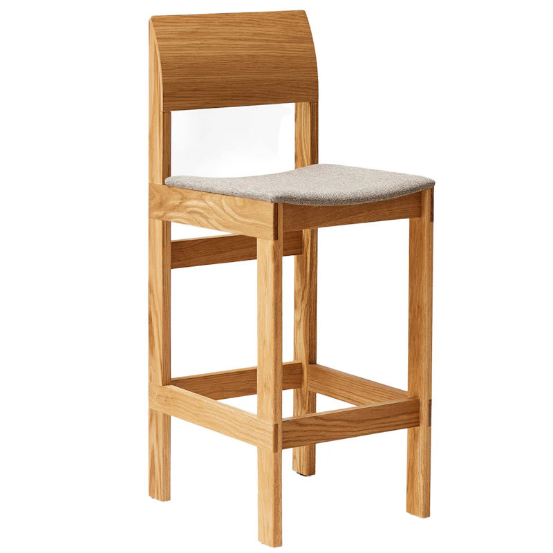 Sonder Barstol 65 cm, Eik / Hallingdal 65