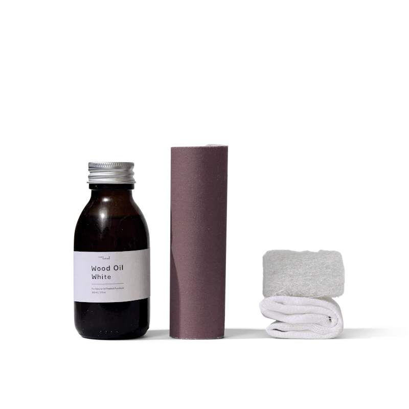 Vedlikeholdssett Treolje 100 ml, Hvit