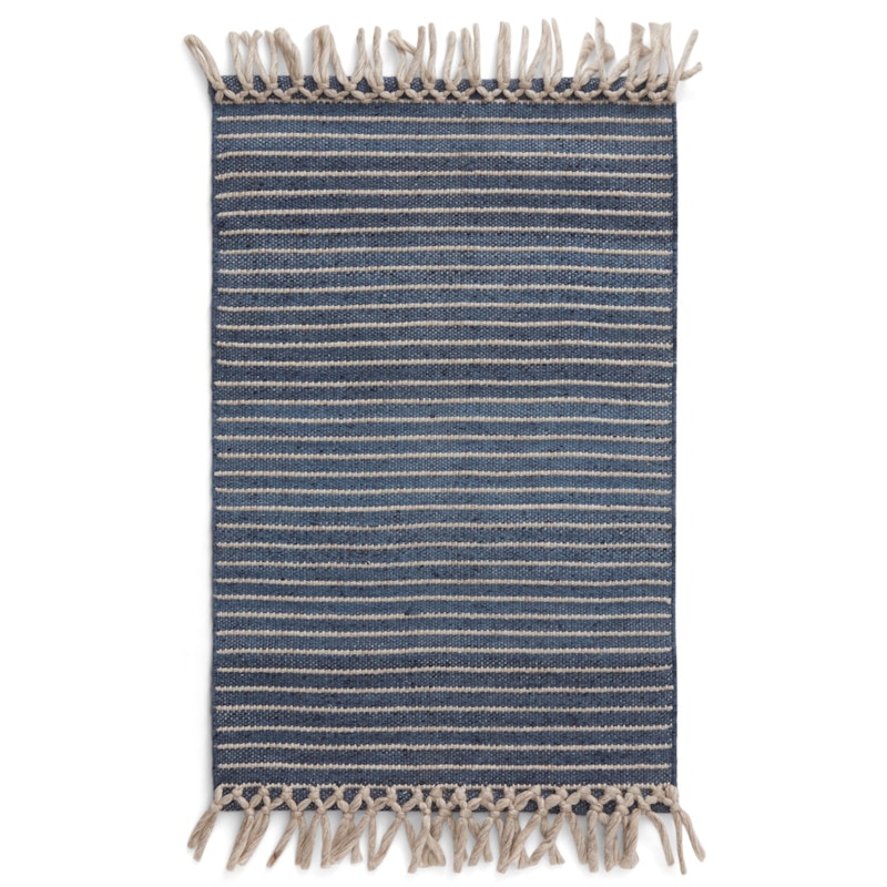 Bold Fringe Teppe 60x90 cm, Dusty Blue