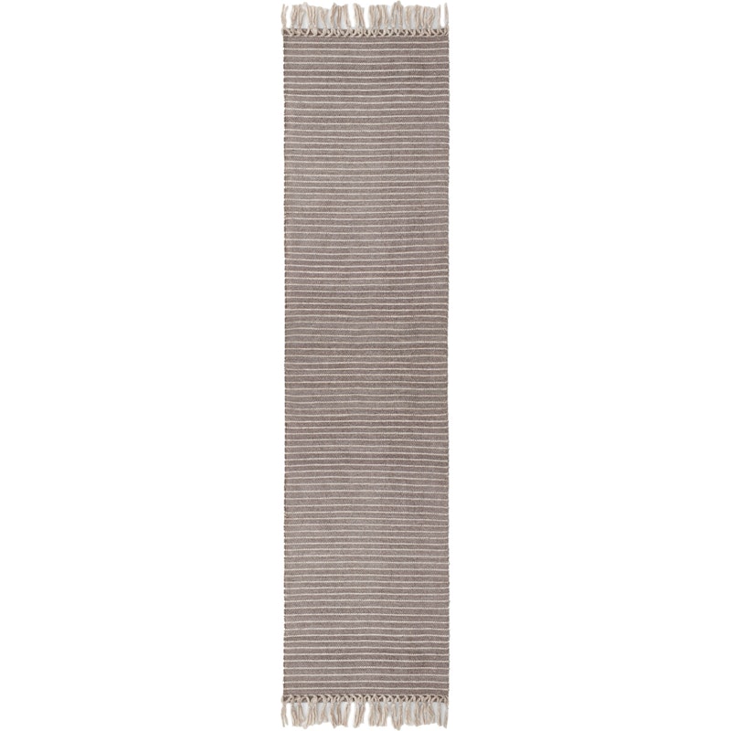 Bold Fringe Teppe 70x300 cm, Taupebrun