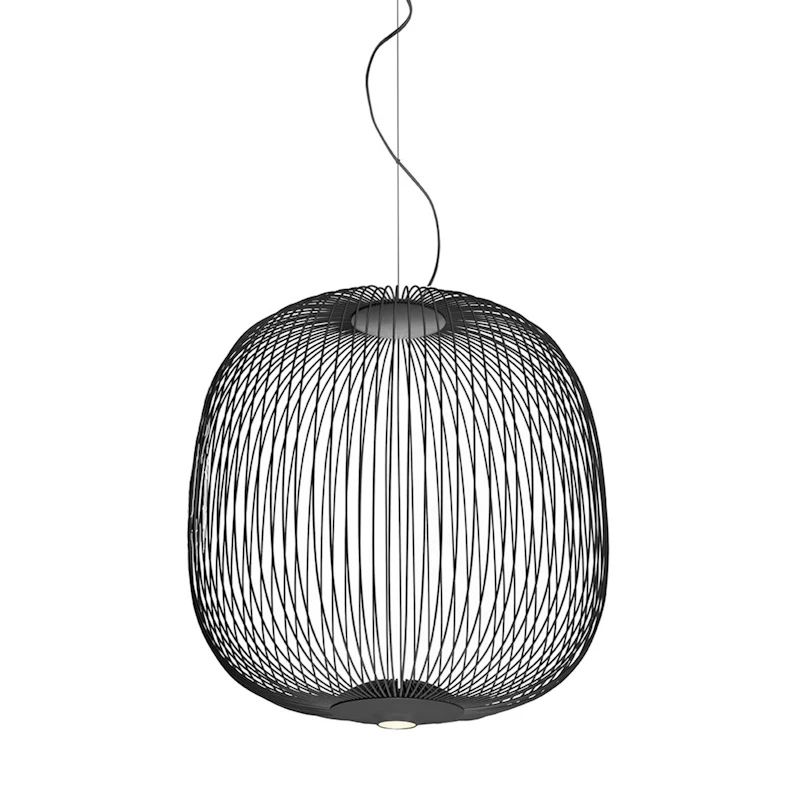 Spokes LED 2 Pendel Med Dimmer, Grafit